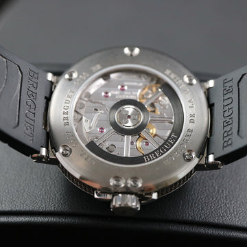 Breguet Marine Ref 5517 T in titanium with cal 777A – Mint - Full Set