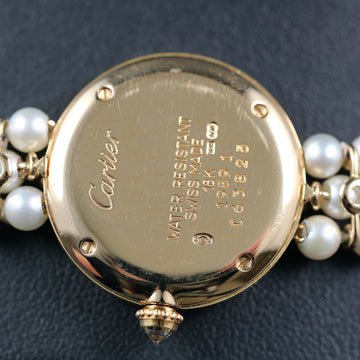 Cartier Colisee with reference 1989 1 – Pearl bracelet – Quartz movt