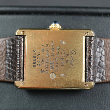 Cartier tank Must De Vermeil – Quartz - Midsize