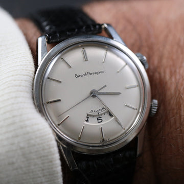 Girard Perregaux Alarm with cal AS 1475 in SS from the 1960’s
