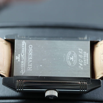 Jaeger Lecoultre Reverso Grande Date – Ref 240.8.15 in stainless steel – Full Set