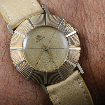 Lecoultre Disco Volante – 10K gold filled – 1960’s - Serviced