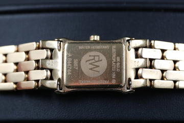 Raymond Weil tank with ref 5857 – 18K YG Electroplated - Quartz movt - Serviced