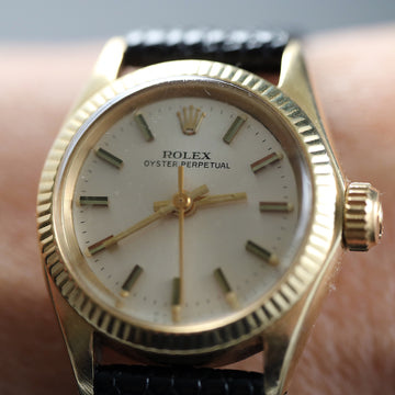 Rolex Oyster Perpetual 6719 in 14K YG – 24mm from 1974