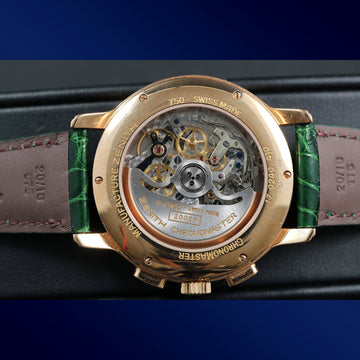 Zenith El Primero chronograph Chronometre18K rose gold chronograph with caliber 410 – Full Set