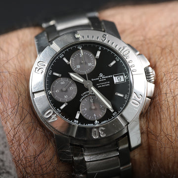 Baume & Mercier Capeland Chronograph XL – Ref 65352 – SS – Cal 7750