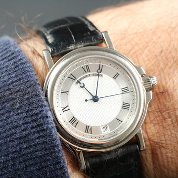 Breguet Ref 3400 – Horloger de la Marine in 18K white gold – 35.5mm – Full Set