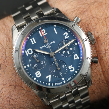 Breilting Classic AVI – Chronograph 42 – Ref A23380 – Full Set – Mint