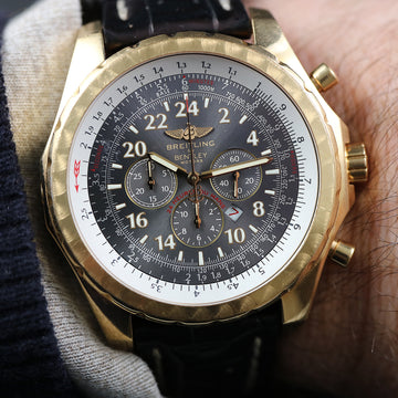 Breitling Bentley Le Mans – Ref K22362– 18K YG – LE 09/24 – Cal 22 - Full Set