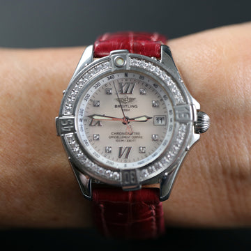 Breitling Cockpit – Ref A62365 – B class diamond and mother of pearl dial