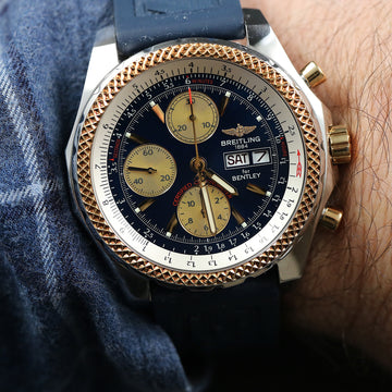 Breitling Bentley GT Chronograph – Ref D13360 - SS & Gold – LE 54/150 – Full Set