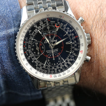 Breitling Datora Montbrillant Chronograph – Ref A21330 SS – 42mm – Full Set