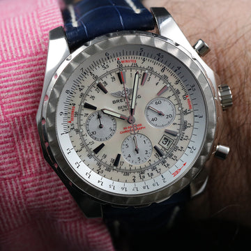 Breitling Bentley Motors – Ref J25363– 18K White Gold – LE 02/25 – Cal 25B – Full Set