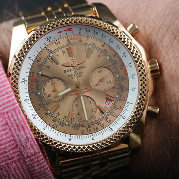 Breitling Bentley Motors – Ref H25362– 18K Rose Gold – LE 48/50 – Cal 25B – Full Set - Serviced