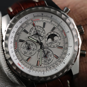 Breitling Bentley Mulliner Perpetual Calendar – White Gold – Ref J2936212 – Full Set