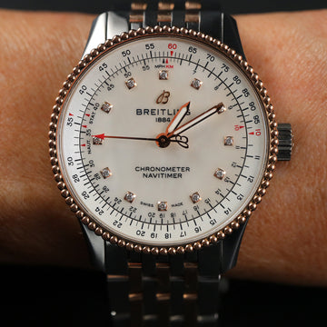 Breilting Navitimer Automatic – Ref U17395 - 35mm – MOP dial - Cal 17 – 2020 - Full set
