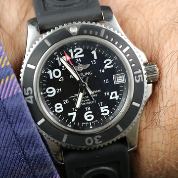 Breitling Superocean II - Ref A17312 – Black dial - Cal 17 – 36mm