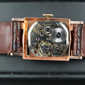 Bulova Tank – 14K Red Gold – 1940’s – Cal 8AH - Serviced