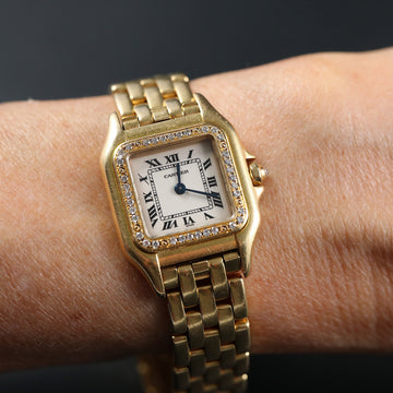 Cartier Panthere with ref 1280 – 18K YG – 1 owner - paper