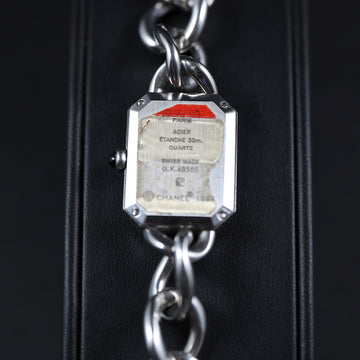 Chanel Premiere Gourmette in stainless steel with quartz movement - 1987