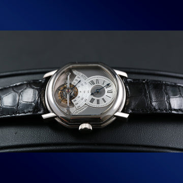 Daniel Roth Tourbillon Double Face with Ref C187 in white gold – Full Set