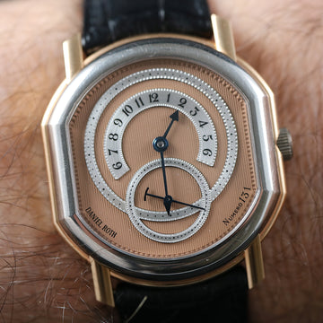 Daniel Roth Retrograde #131 – LE of 10 Pieces – White and Rose gold – Full Set