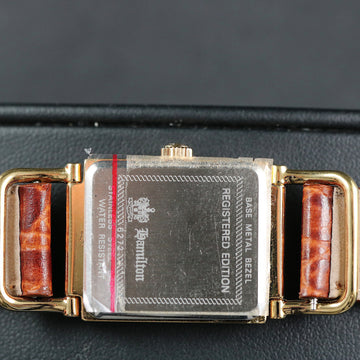 Hamilton tank NOS – Ref 6272 - Gold filled – Quartz – 1990’s