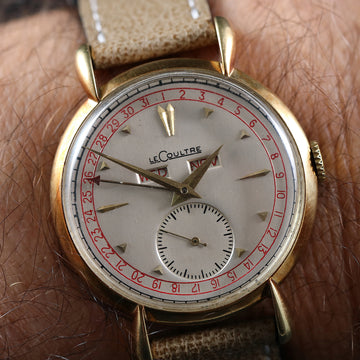 Lecoultre Triple Calendar – Cal 12 ½ LC – 14K yellow gold – 1940’s