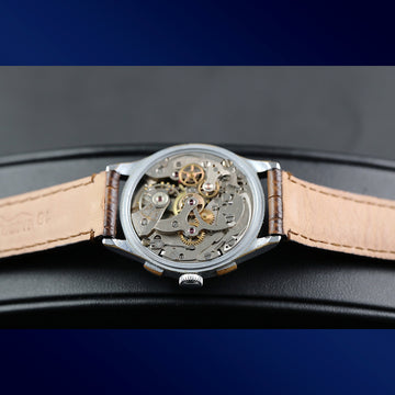 Leonidas chronograph with Landeron 48 – SS – 1940’s