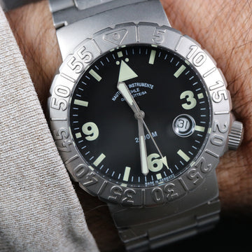 Muhle Glashutte Nautische Instrumente Nautic-Timer M1 41 23 SS -2004 – Full Set