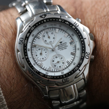Pryngeps Skorpion CR773/M chronograph in SS with quartz movt