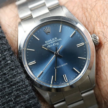 Rolex Oyster Perpetual Precision Air King ref 5500 – SS – Blue dial - 1983