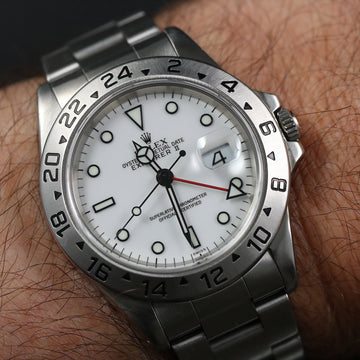Rolex Oyster Perpetual Date Explorer II – Ref 16570 – Swiss dial – Cal 3185 - 1999