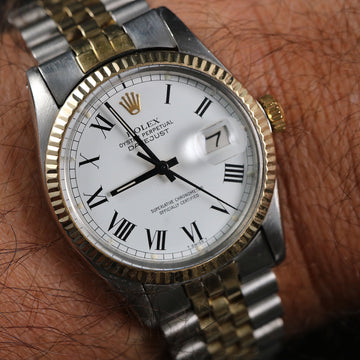 Rolex Oyster Perpetual Datejust 16013 – Buckley - 2 tons SS and 18K YG – Cal 3035 – 1981