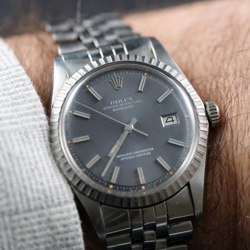 Rolex Oyster Perpetual Datejust 1603 – Grey Sigma dial - Cal 1570 – SS -1974 -