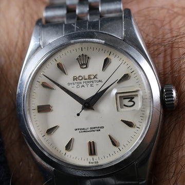 Rolex Oyster Perpetual date with Ref 6534 with caliber 1035 from 1957 - Serviced