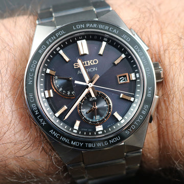 Seiko Astron Radio Wave Control World Time Solar – Titanium – 8B63 OBDO
