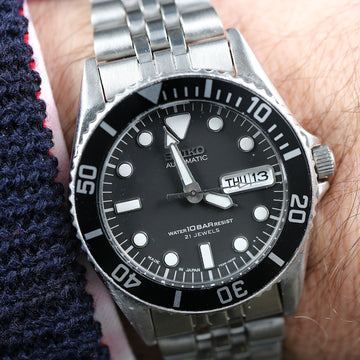 Seiko SKX023 – SN 768227 – black bezel – 1997 – 38mm