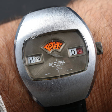 Sicura jumping hour automatic from 1970’s