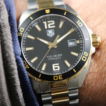 Tag Heuer Formula 1 – Ref WAZ1121 – SS/Gold – Full Set