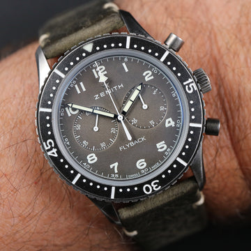 Zenith Pilot Chronograph type CP 2 – Flyback – Ref 11.2240.405 – Cal 405 - SS