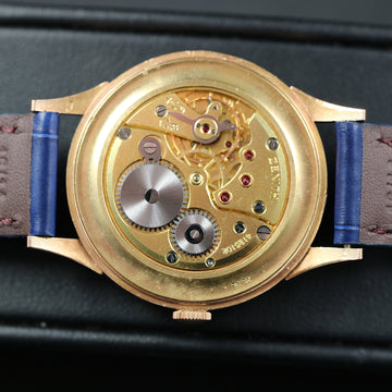 Zenith 18K rose gold with caliber 106 – 33mm – Serviced
