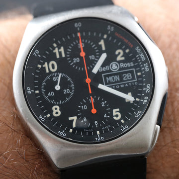 Bell & Ross 300-S Space 3 Chrono – SS – Valjoux 7750 – 41mm - Serviced