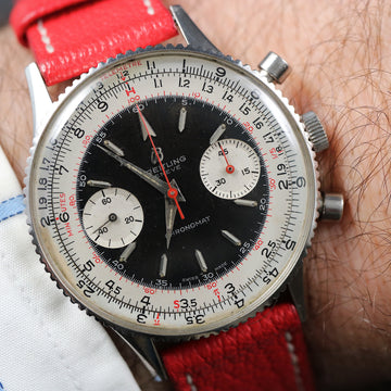 Breilting Chronomat 808 panda dial with Venus caliber 175 from 1966