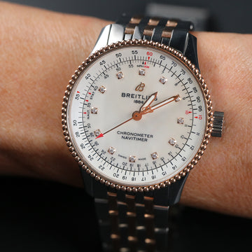 Breilting Navitimer Automatic – Ref U17395 - 35mm – MOP dial - Cal 17 – 2020 - Full set