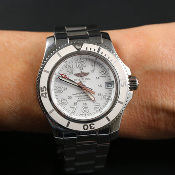 Breitling Superocean II - Ref A17312D – BTQ Zermatt -Cal 17 – Full Set
