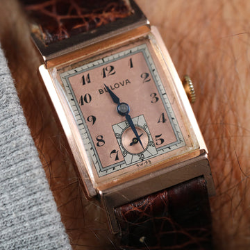 Bulova Tank – 14K Red Gold – 1940’s – Cal 8AH - Serviced