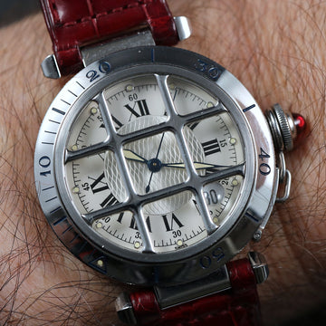 Cartier Pasha 150th anniversary – LE 1244/1847 – Ref W3102255 – SS – 1997 – Full Set