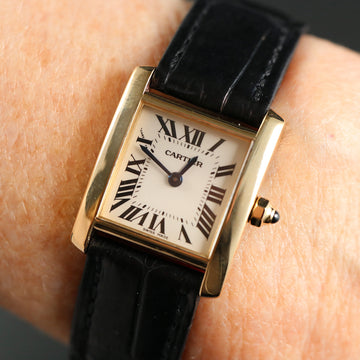Cartier Tank Francaise in 18K yellow gold – Ref 2385 – Quartz movt – Full Set – 1 owner