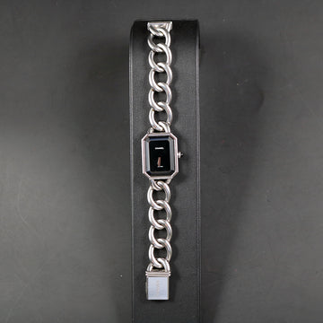 Chanel Premiere Gourmette in stainless steel with quartz movement - 1987